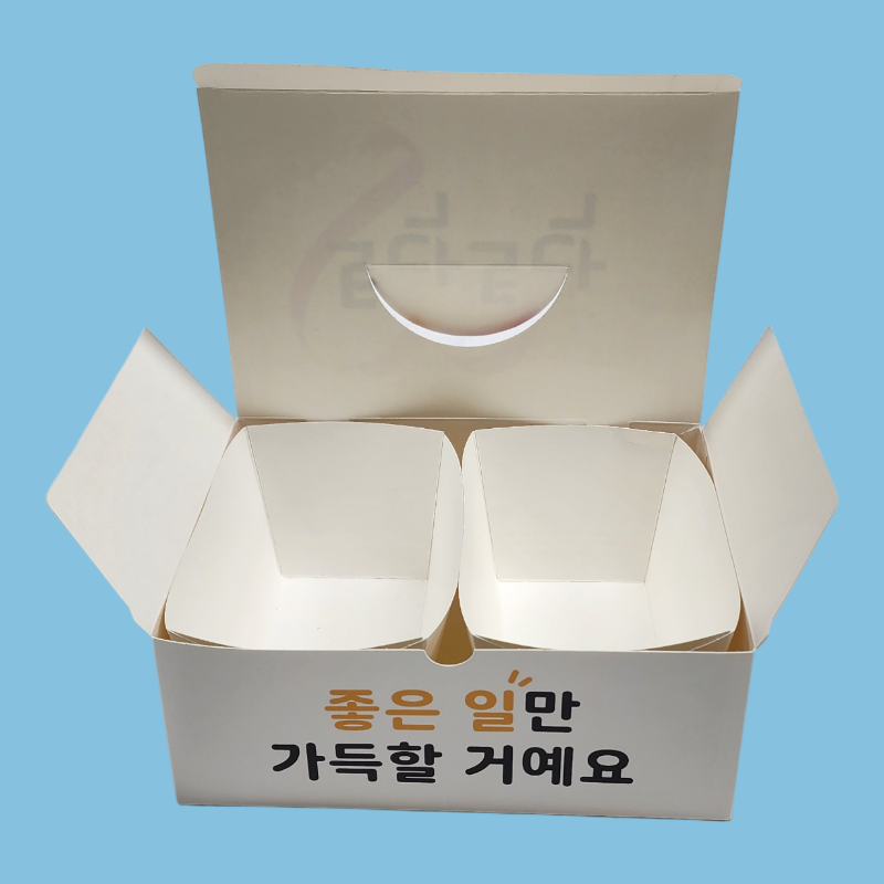 화이트지 모두종이박스 특특대 200매 상자 치킨 닭강정 와플 포장용기 배달 - 상세 이미지 3