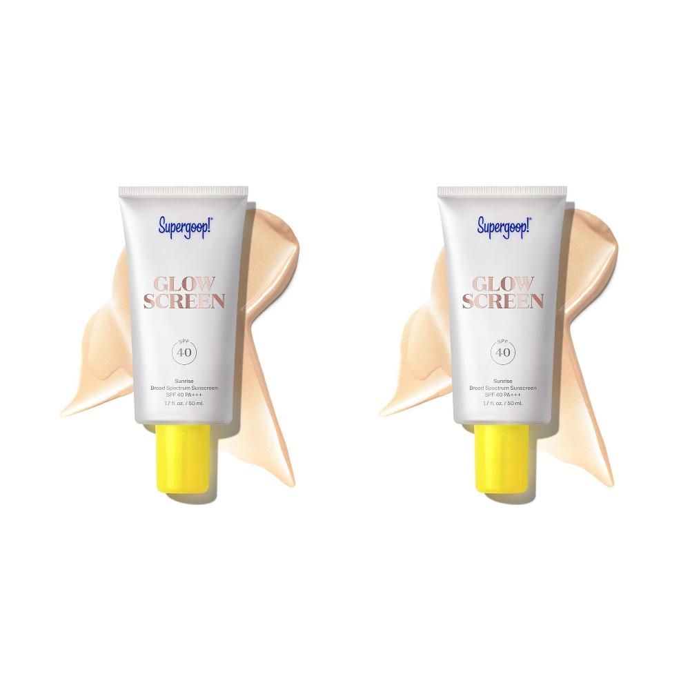 슈퍼굽 글로우스크린 SPF40 1.7 fl oz 2팩 : 제이와이 인터내셔널