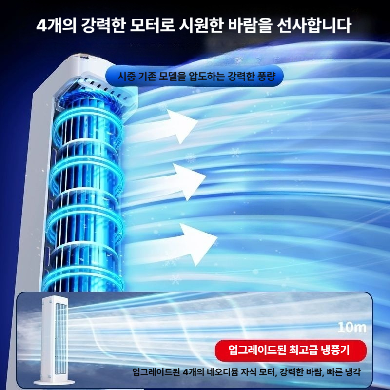 OK에스 무선에어컨 가정용 주방 욕실 벽걸이 팬용 강력 소형 1.자동 쉐이킹 헤드/광각 풍력/리모컨 : 오케이에스