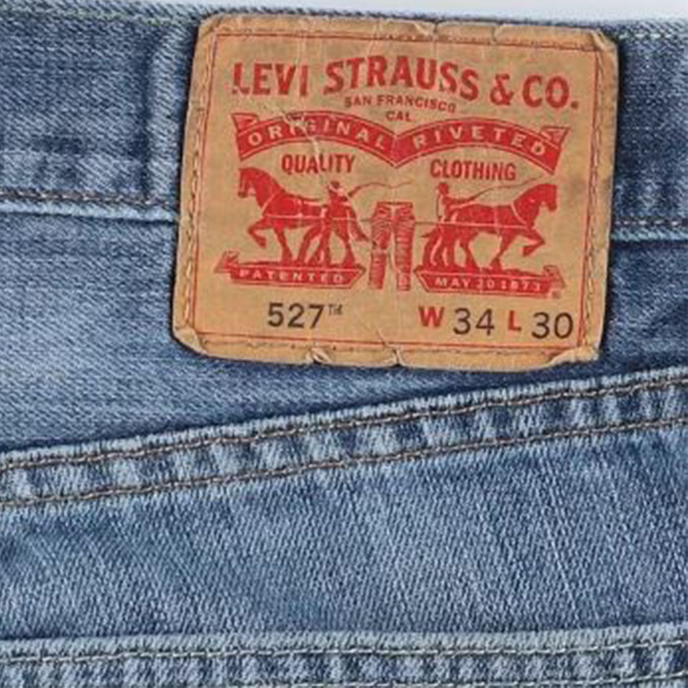 남성 구제 리바이스 청바지 Levis 527 남자 부츠컷 데님 팬츠 - 상세 이미지 3