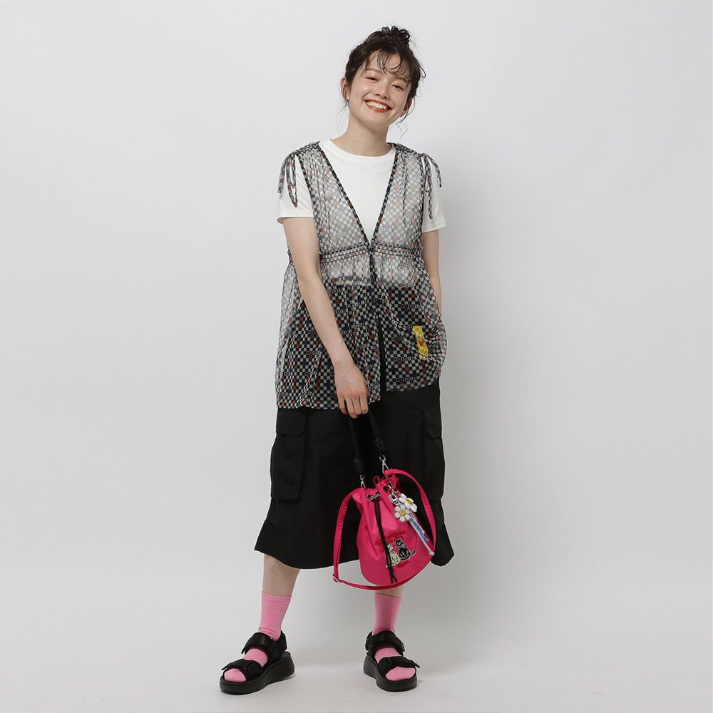 니코앤드 X 위글위글 바지 콜라보 샤카 팬츠 차콜 카고 451726 - 상세 이미지 3