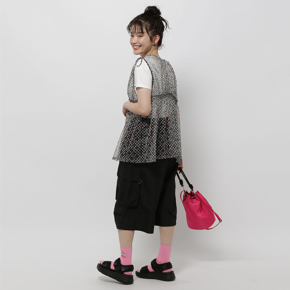 니코앤드 X 위글위글 바지 콜라보 샤카 팬츠 차콜 카고 451726 - 상세 이미지 2