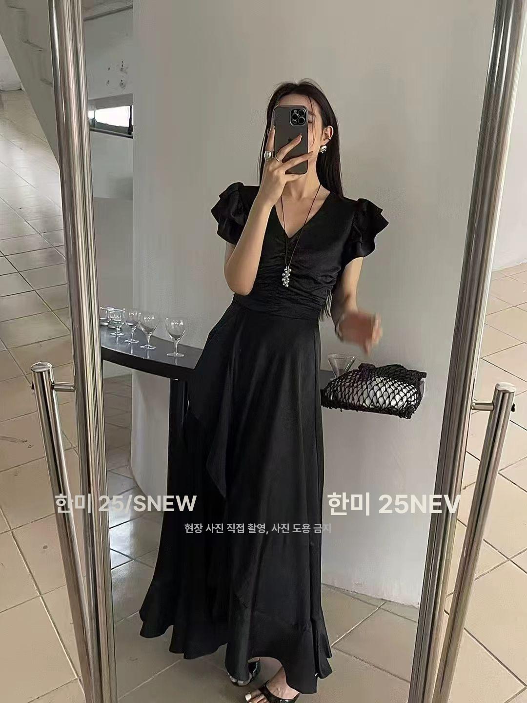 예쁜 여름 원피스 허리 타이트 잡아주는 몸매부각 - 상세 이미지 2