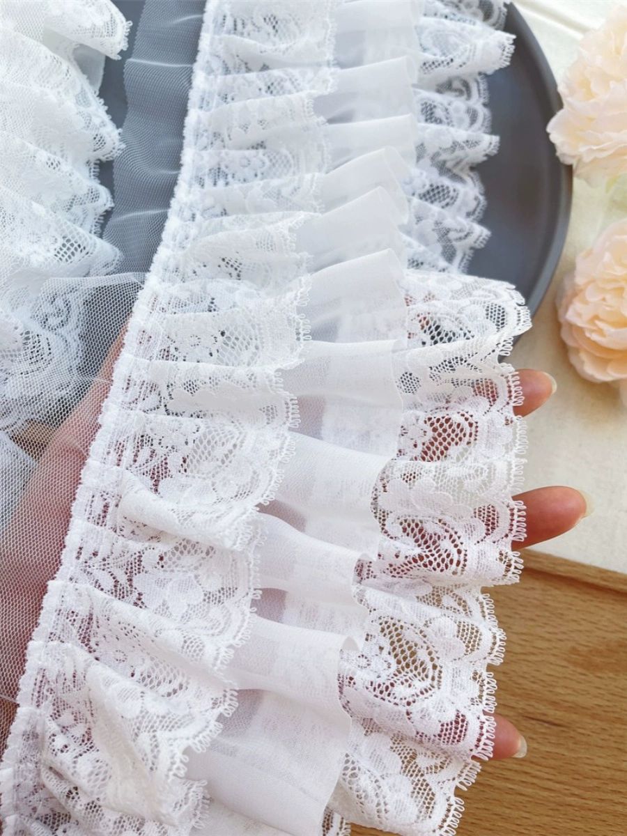 자수 스커트 밑단 레이스 수제 DIY 액세서리 - 상세 이미지 5