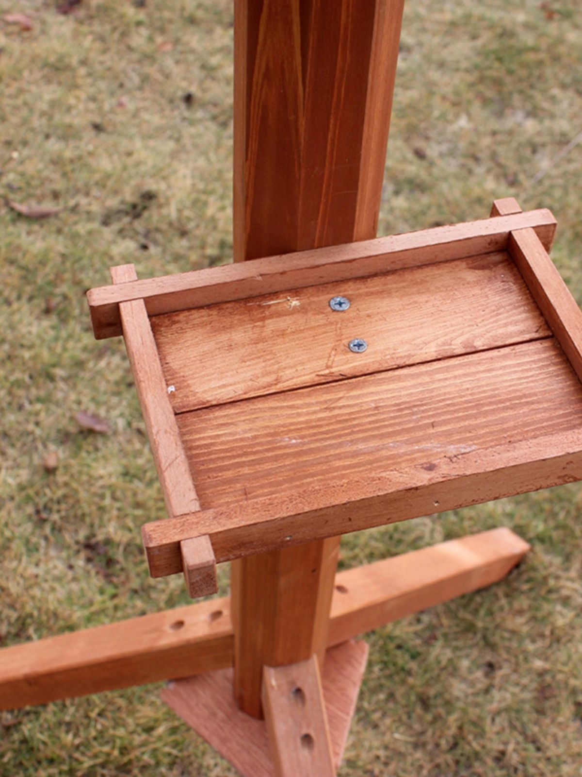 야외 원목 새 모이통 새장 새먹이 조류 먹이통 비둘기 새집 새둥지