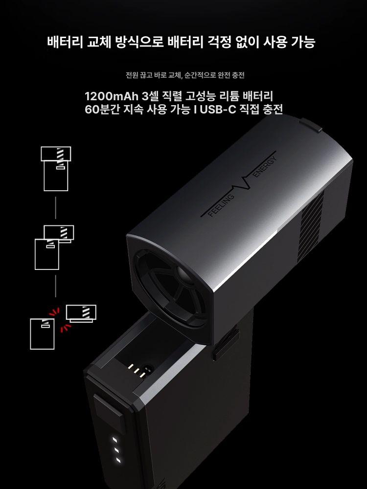 차량 휴대용 송풍기 에어건 블로워 - 상세 이미지 4