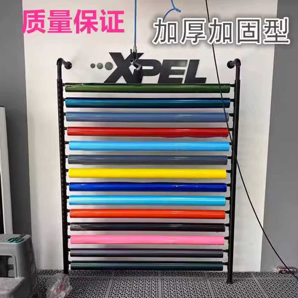 원단 진열대 필름 거치대 롤필름 다층 랩핑지 패브릭 12단 - 상세 이미지 2
