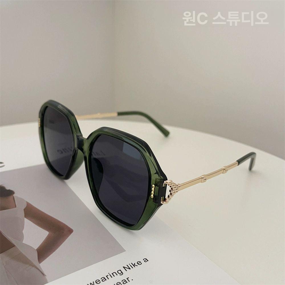 동상이몽 오연수 패션 선글라스 여성 뿔테 편광 빈티지 가벼운 선그라스 여름 - 상세 이미지 3