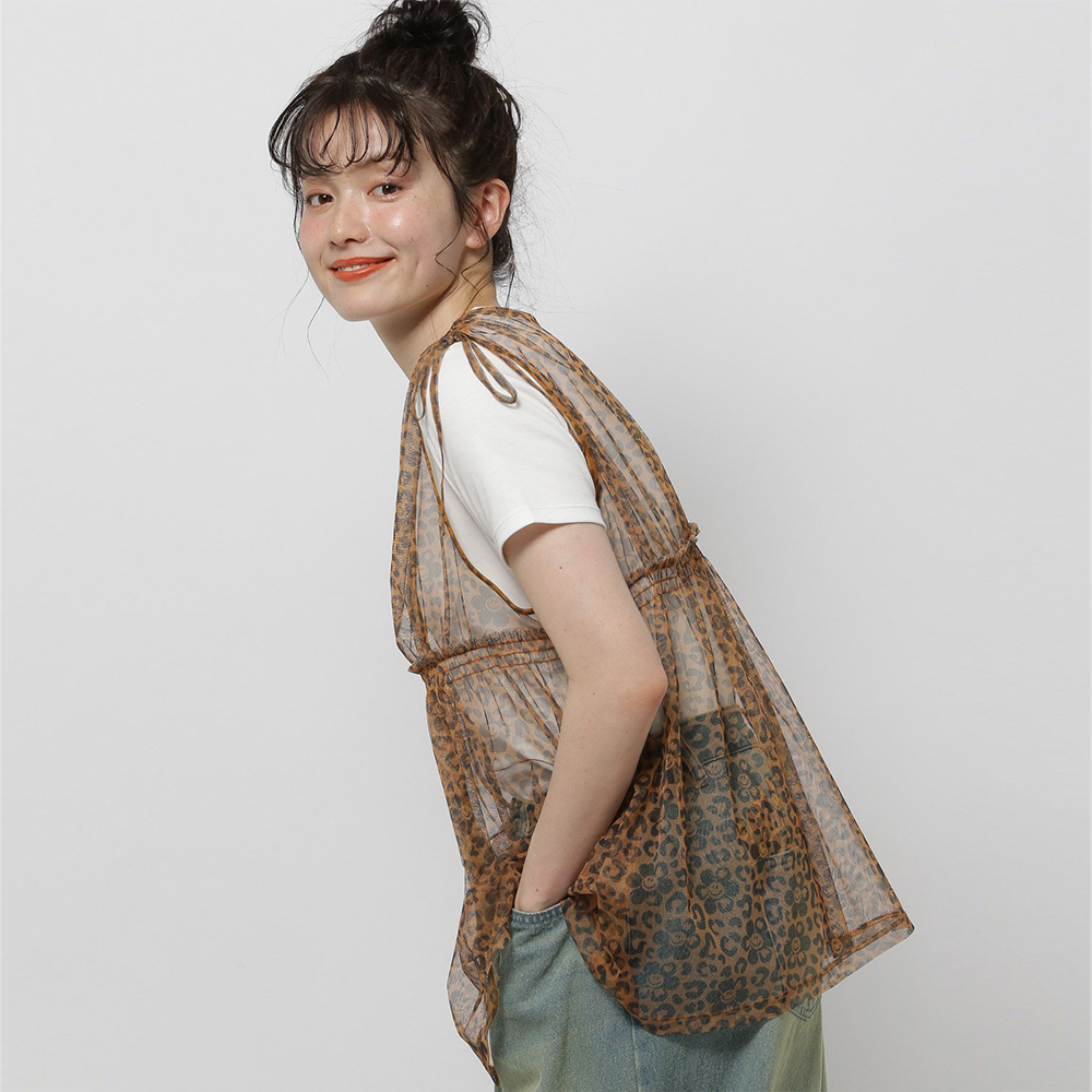니코앤드 X 위글위글 조끼 콜라보 아소트 시어 베스트 카멜 451752 - 상세 이미지 2