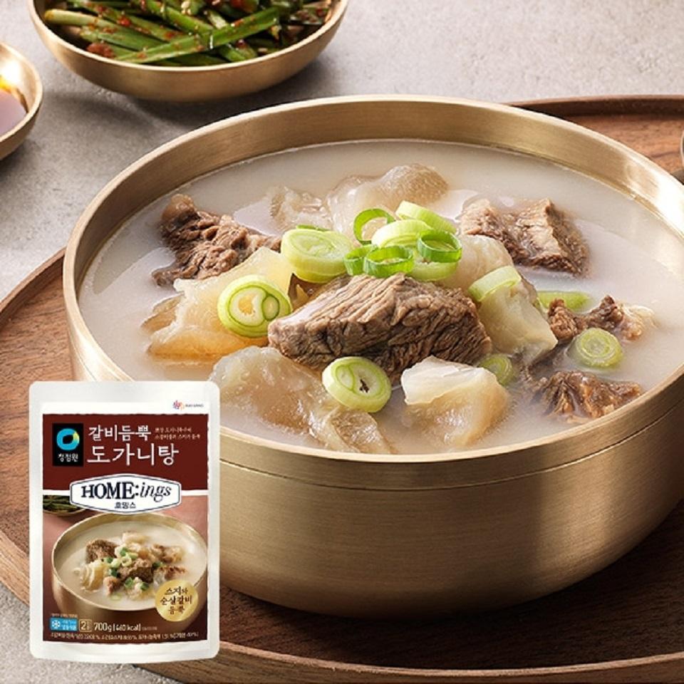 메가마트 대상 청정원 호밍스 갈비듬뿍 도가니탕 700g - 상세 이미지 2
