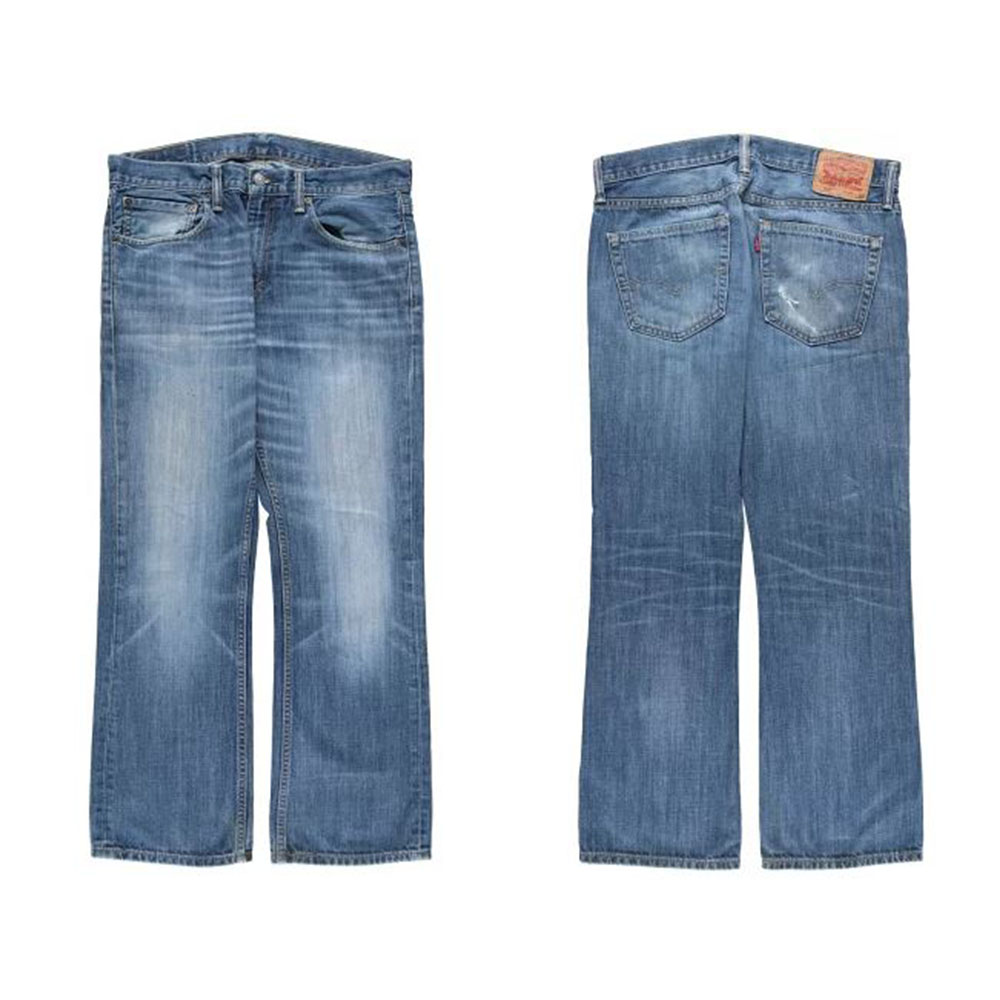남성 구제 리바이스 청바지 Levis 527 남자 부츠컷 데님 팬츠 - 상세 이미지 2