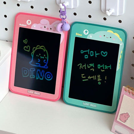 토끼 공룡 드로잉패드 그림그리는패드 미니전자칠판