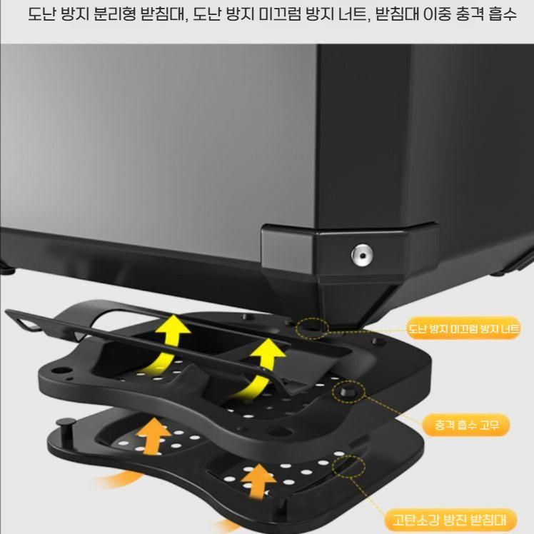 오토바이 배달 탑박스 전기자전거 배달대행 대용량 배달통 57L 테일박스 단품 - 상세 이미지 5