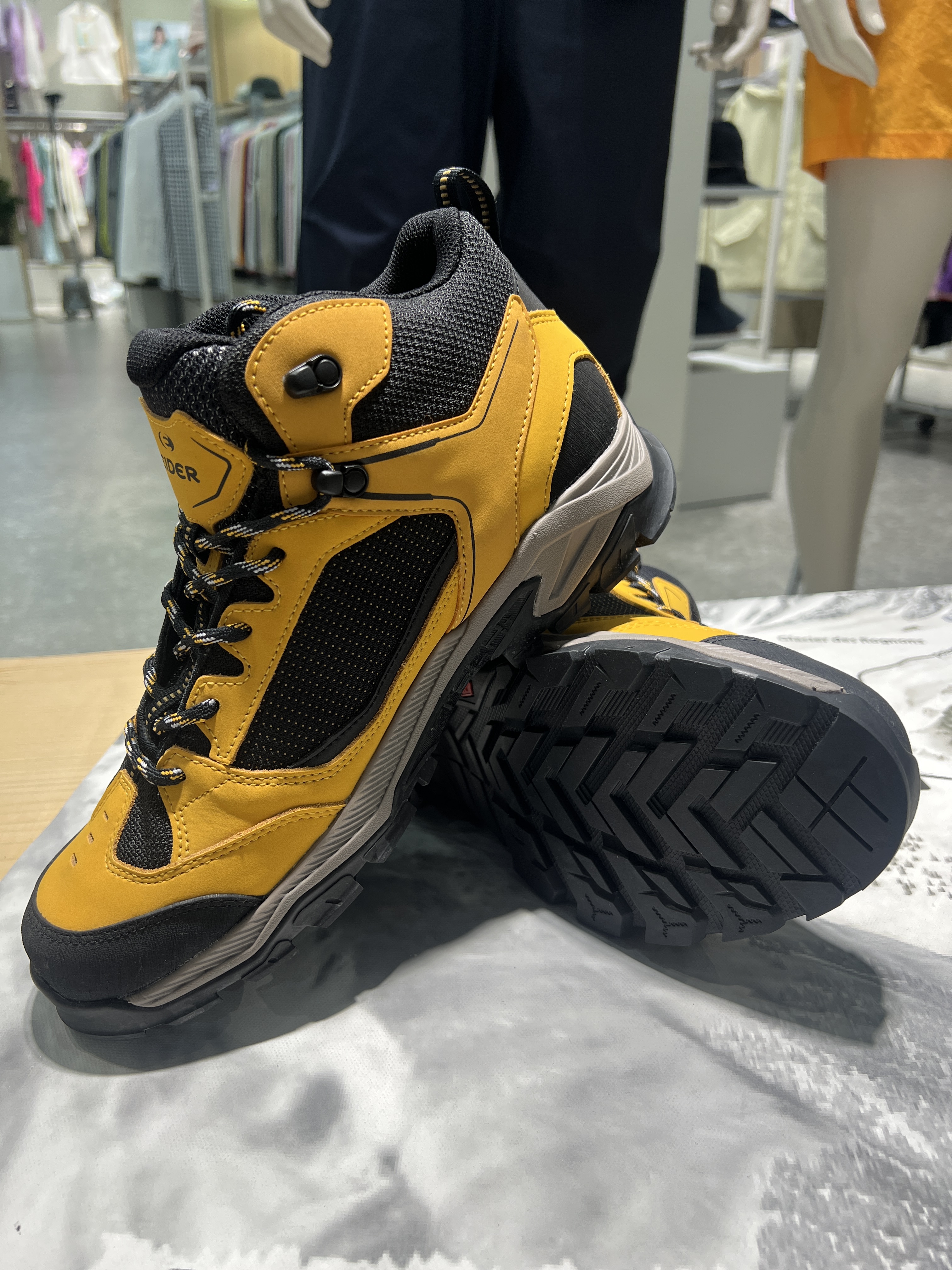 아이더 고어텍스 등산화 방수 미드컷 헥타르 F24G0 옐로우, 255 - 상세 이미지 3