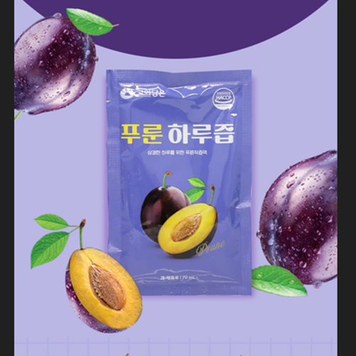 고이담은 푸룬 착즙 주스 70ml 30포 2박스 건자두 prune juice 쥬스 효능 이미지 7