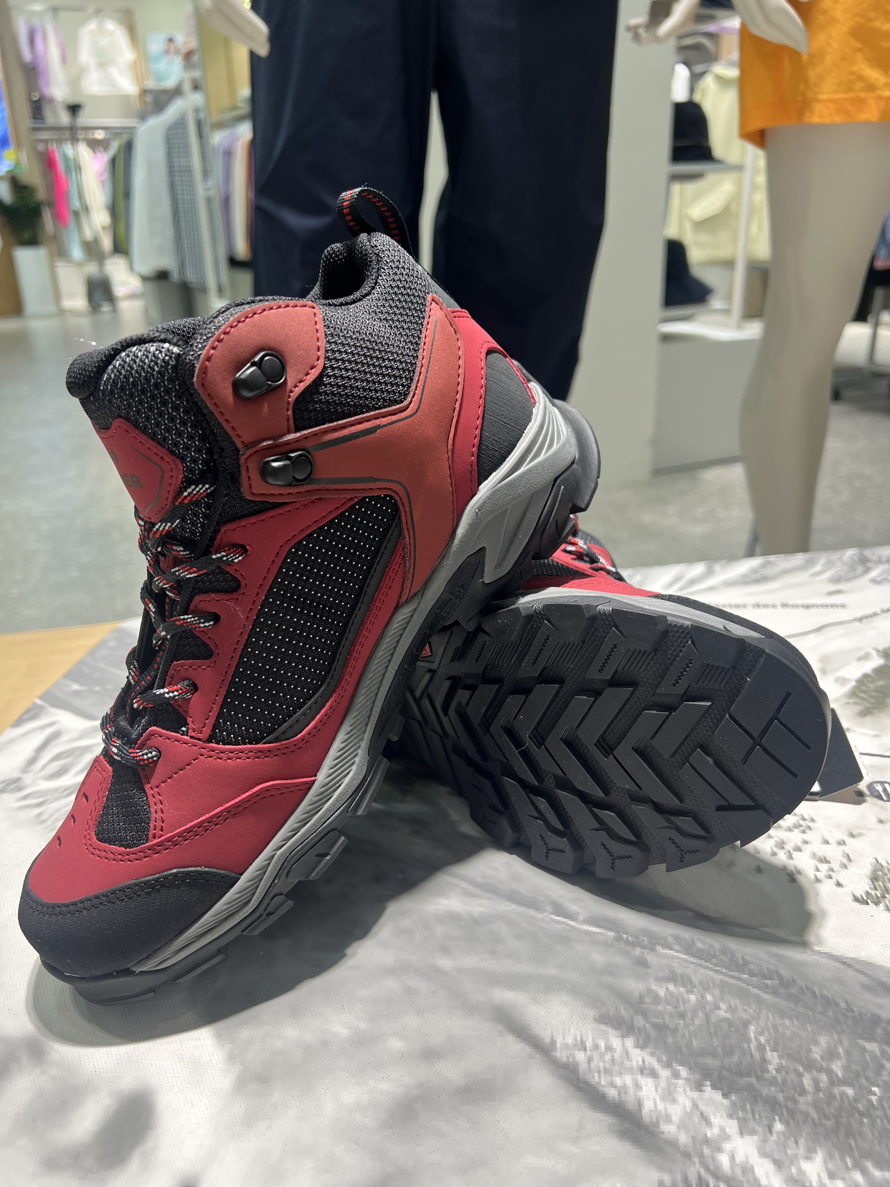 아이더 고어텍스 등산화 방수 미드컷 헥타르 F24G0 레드, 265 - 상세 이미지 3