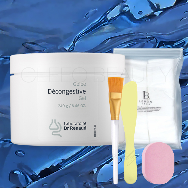르본 게스티브 데콘젤 240ml +팩도구 | 민감피부 얼굴붉음증 악건성 진정겔 에센스 멀티마스크 - 상품 이미지