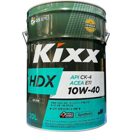GS칼텍스 엔진오일(디젤) Kixx HDX CK-4/10W-40_20L(E11)