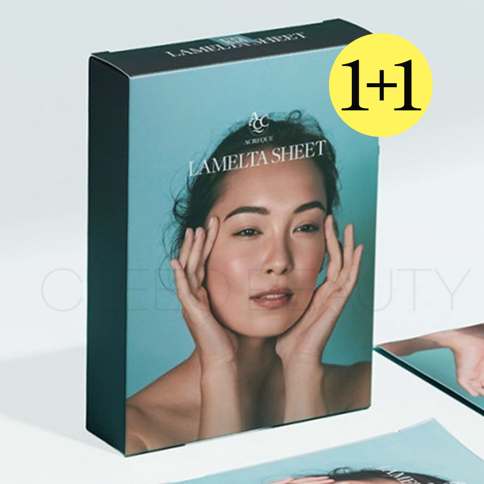 ★1+1★에크리크 라멜타시트 마스크팩 1박스(10매) 미백 주름 민감 트러블진정 - 상품 이미지