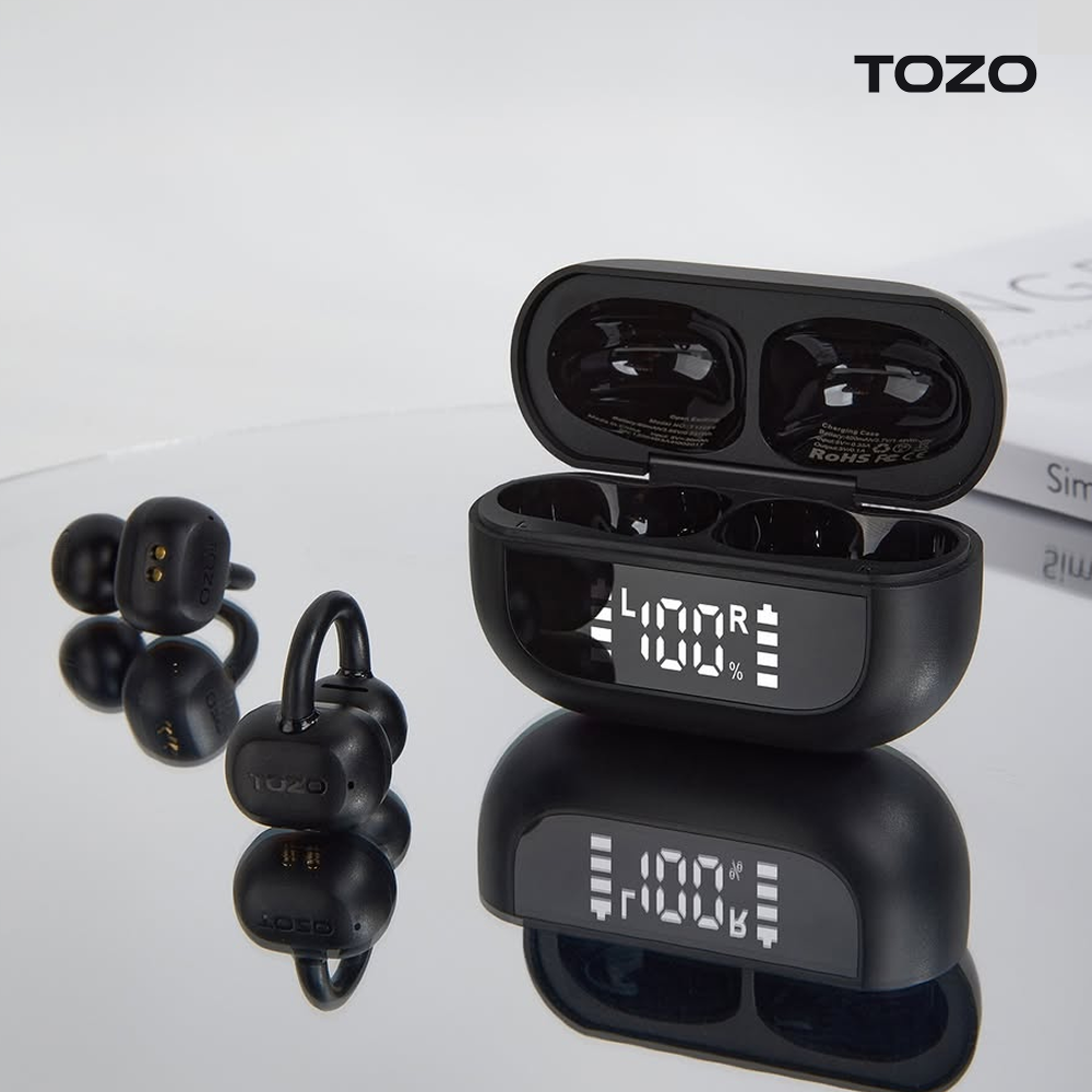 TOZO 오픈라임 AI 이어링 오픈형 블루투스 무선 이어폰 러닝 귀걸이 귀찌 T13064