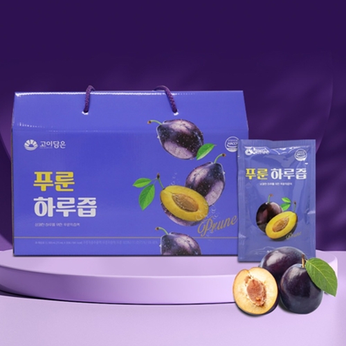 고이담은 푸룬 착즙 주스 70ml 30포 3박스 건자두 prune juice 쥬스 효능 이미지 8