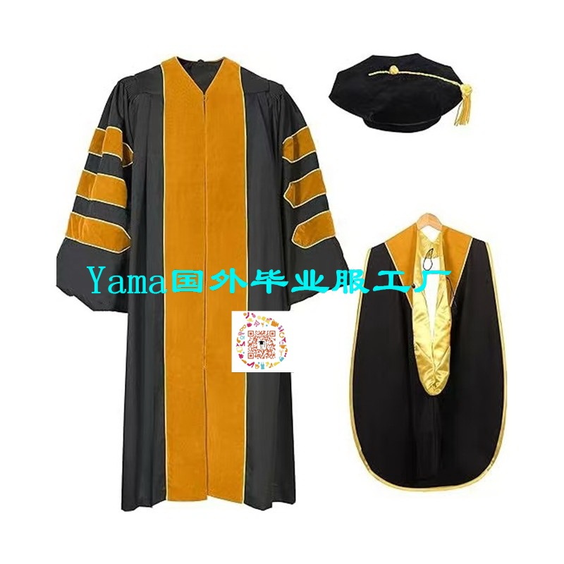 박사가운 학사모 세트 졸업 박사 사진 의상 - 상세 이미지 4