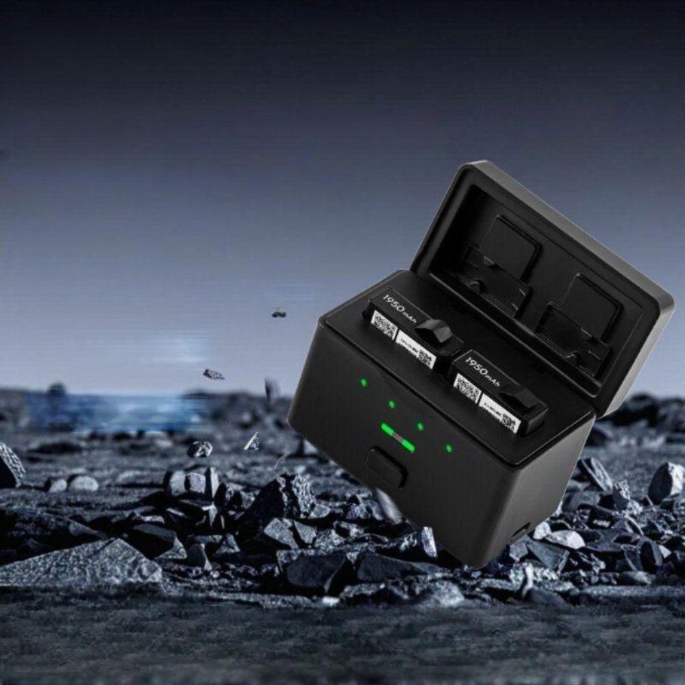 DJI 액션5프로 배터리 4000ma 파워 뱅크 듀얼 2소켓 급속 충전기 - 상품 이미지