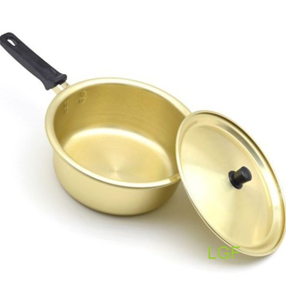 냄비 레트로 양은 찌게 라면 노란 편수 18cm 양은 양수 라면 황 노란 양손 소스 국 : 마니many몰