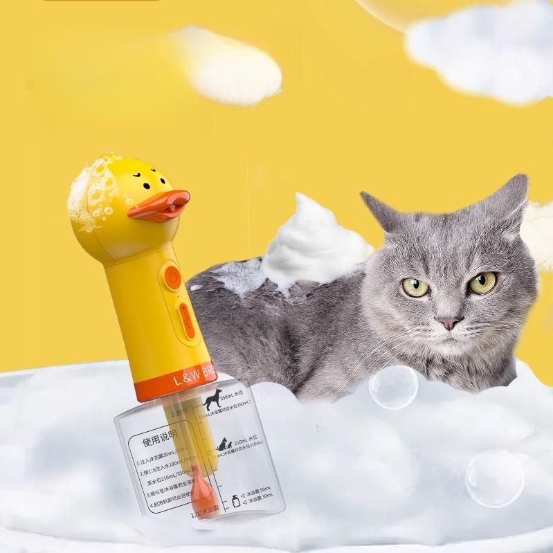 강아지 고양이 샴푸 거품기 자동 반려동물 목욕거품기 버블메이커 - 상세 이미지 4