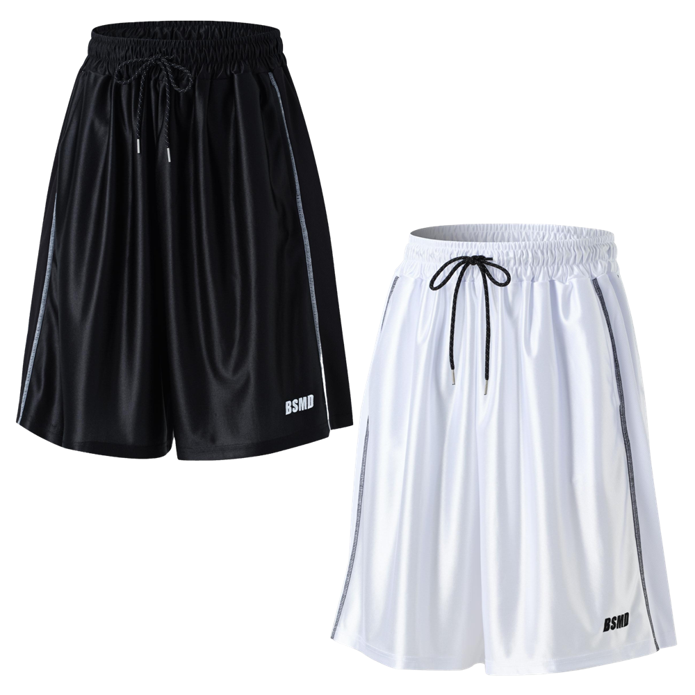 비스트모드 글로시 버뮤다팬츠 헬스 짐웨어 반바지 벌룬핏 BSMD 제품 이미지