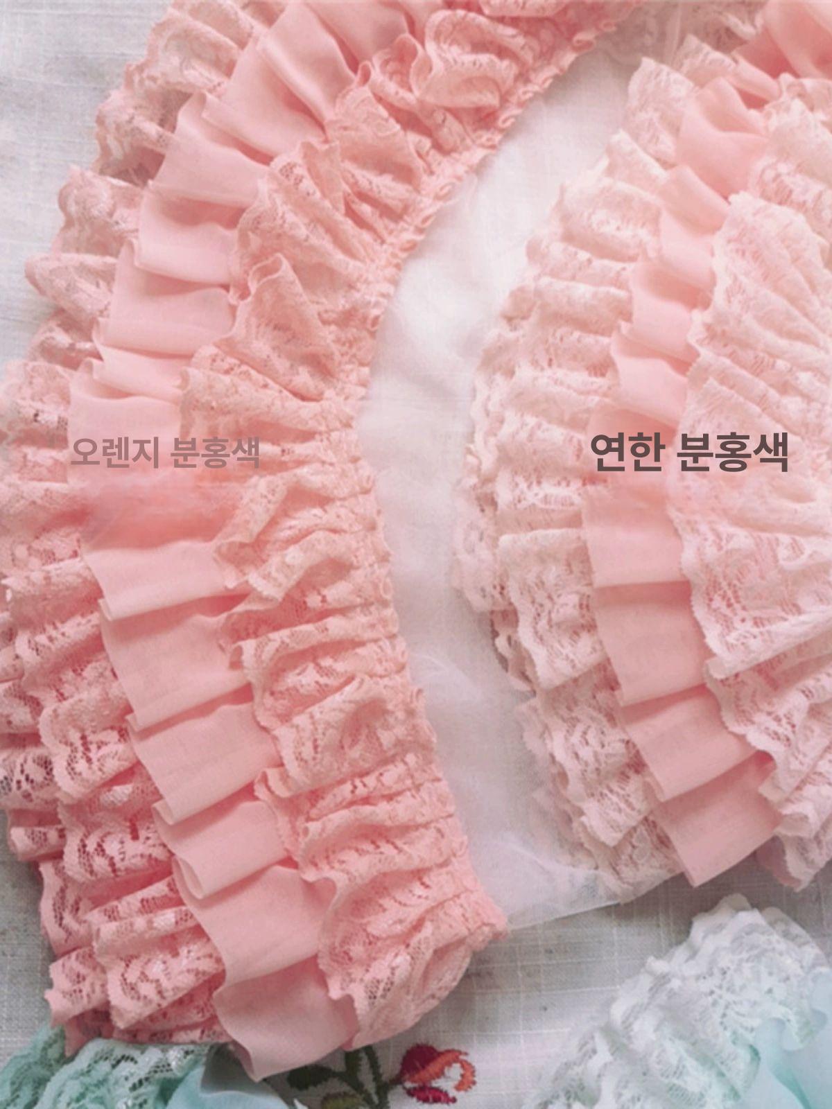 자수 스커트 밑단 레이스 수제 DIY 액세서리 - 상세 이미지 4