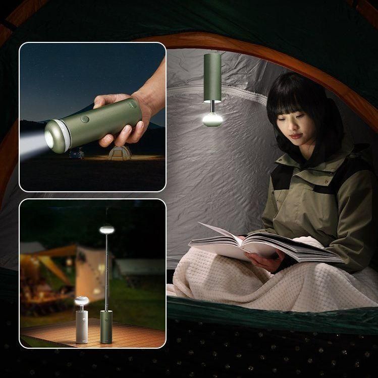 휴대용 멀티캠핑라이트 텐트등 5000mAh 조명 bying24 군용 녹색 - 상세 이미지 5