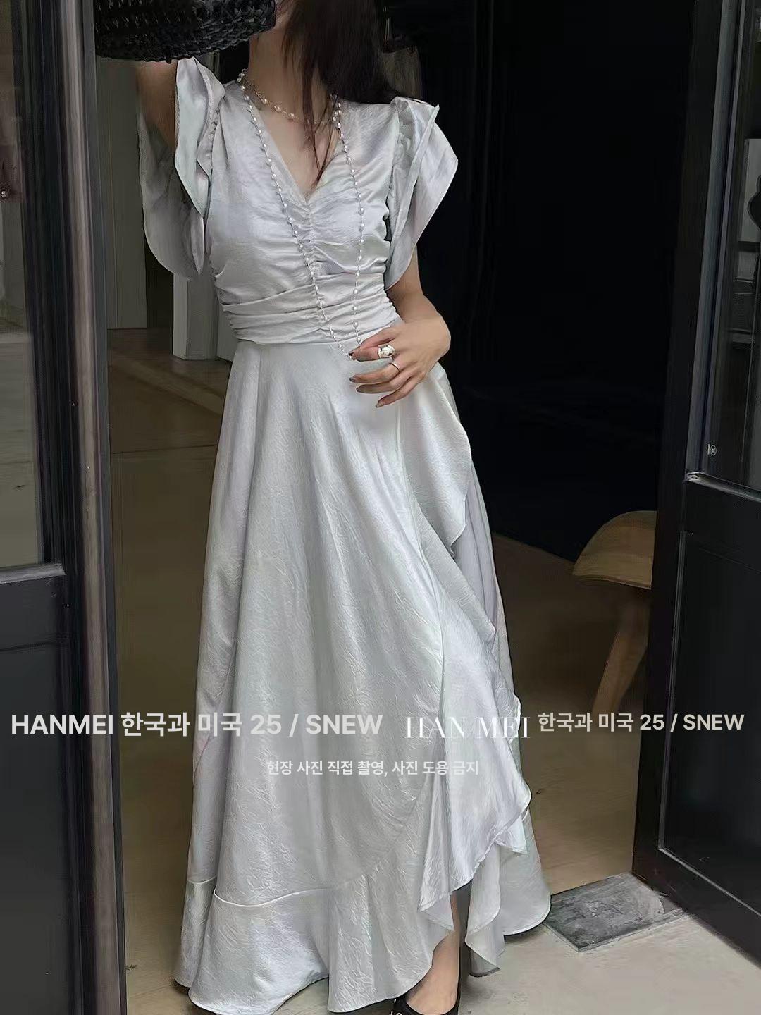 예쁜 여름 원피스 허리 타이트 잡아주는 몸매부각 - 상세 이미지 5