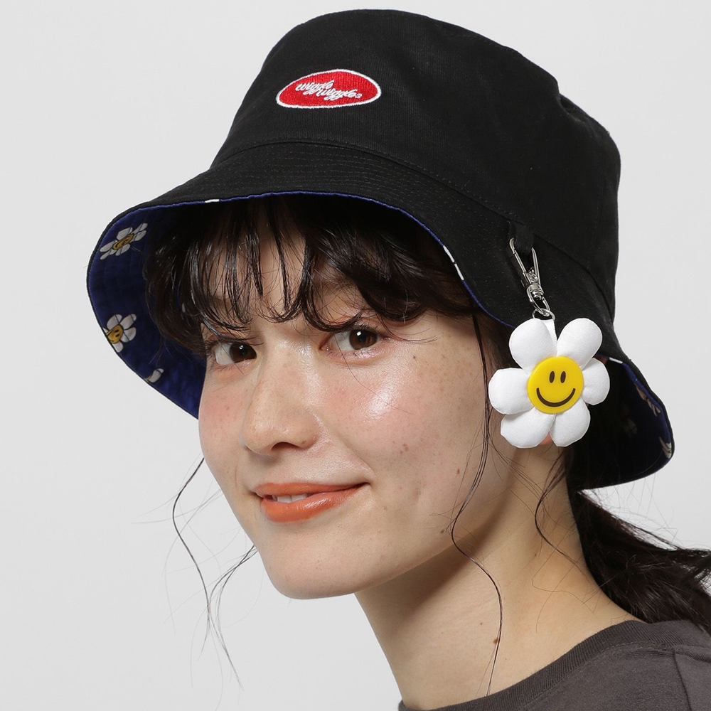 니코앤드 X 위글위글 모자 콜라보 리버시블 블랙 사파리 452332