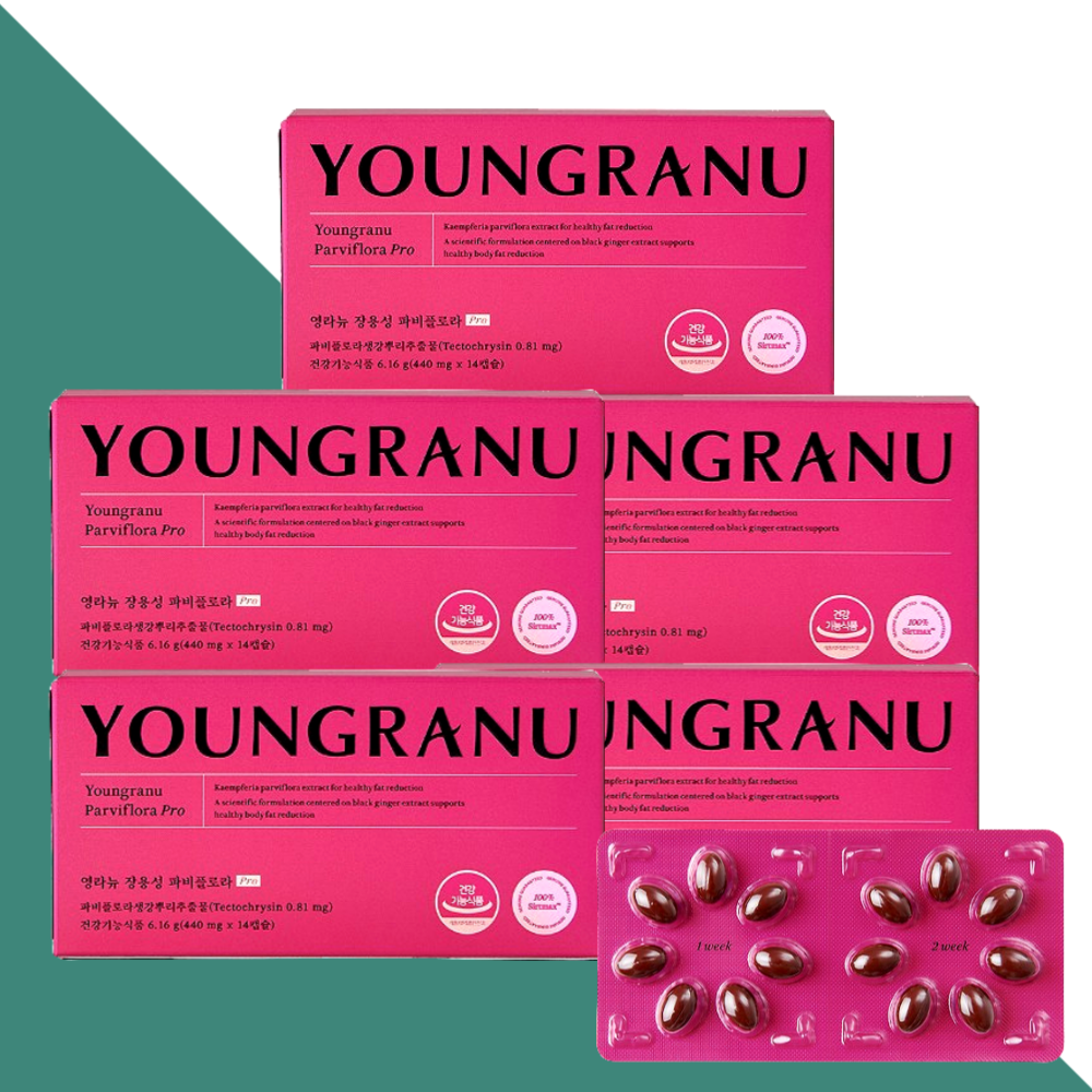 영라뉴 파비플로라 파피플로라 PRO 14캡슐X5박스