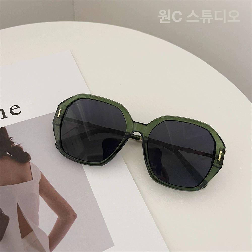 동상이몽 오연수 패션 선글라스 여성 뿔테 편광 빈티지 가벼운 선그라스 여름 - 상세 이미지 2