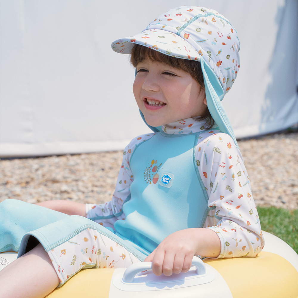 스플래쉬어바웃 UV 썬앤씨 슈트 플러스 리틀아콘스 4계절 체온보호 어린이웻슈트 유아수영복