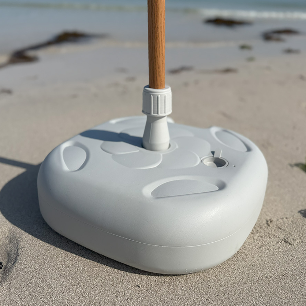 [파라솔 물통 받침대 20kg] 물 모래 채움형 캠핑 해변용 고정 베이스 이동식 무게추