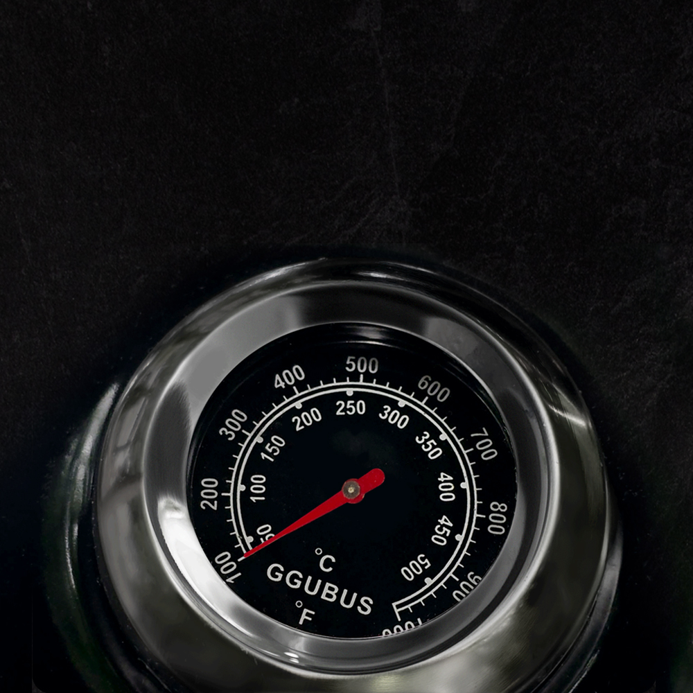 꾸버스 하이엔드 바베큐그릴 훈제 훈연 직화 숯불 화로 야외 원형 캠핑 3중코팅 화로대 43