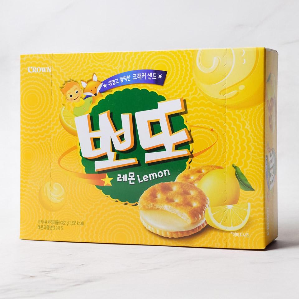 메가마트 크라운 뽀또 레몬 크래커 322g - 상세 이미지 2