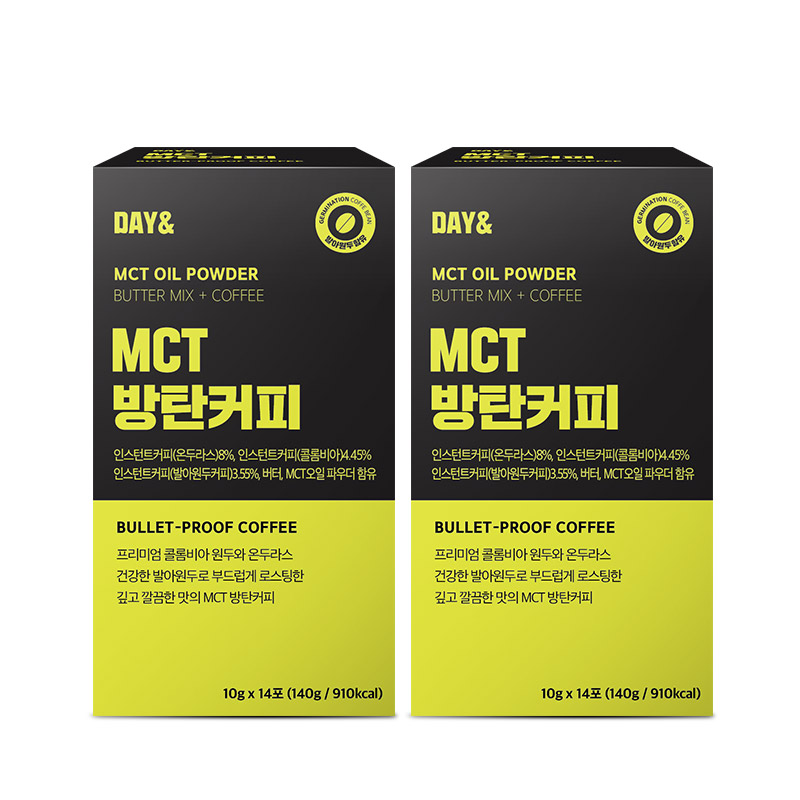 참앤들황토농원 데이앤 MCT오일 방탄커피 10g 14포 140ml, 2개 - 메인 이미지