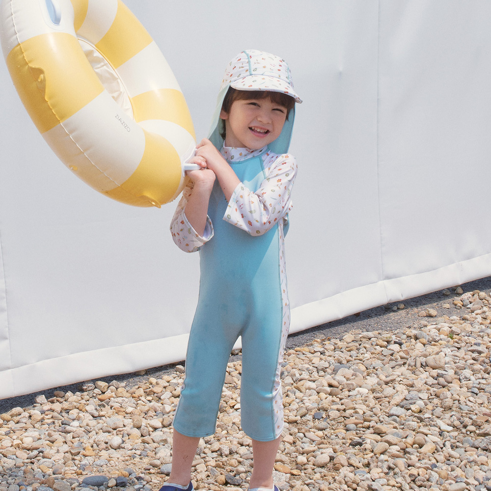 스플래쉬어바웃 UV 썬앤씨 슈트 플러스 리틀아콘스 4계절 체온보호 어린이웻슈트 유아수영복