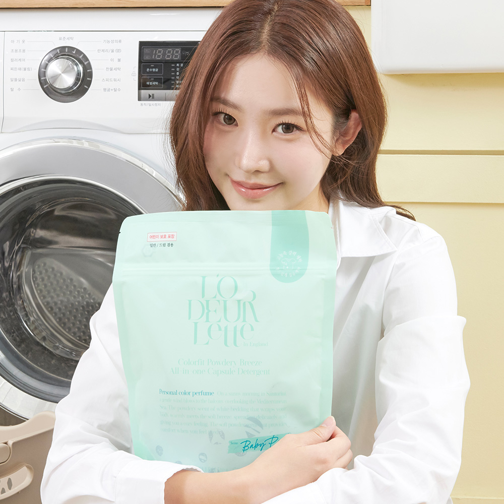 로더렛 컬러핏 퍼퓸 캡슐세제 30개입 향좋은 캡슐세탁세제 체리 플뢰르 17g