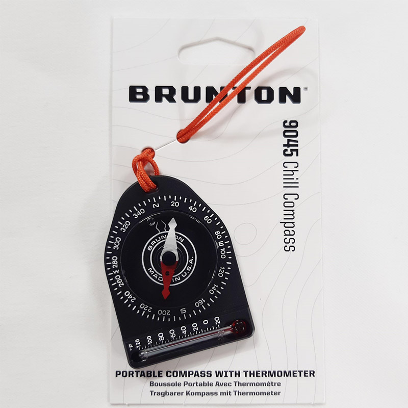 BRUNTON / 브런튼 9045 나침반 / 키링나침판 온도계 부착형 - 상품 이미지