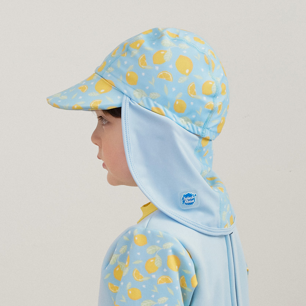 스플래쉬어바웃 유아플랩캡 레몬스 자외선차단