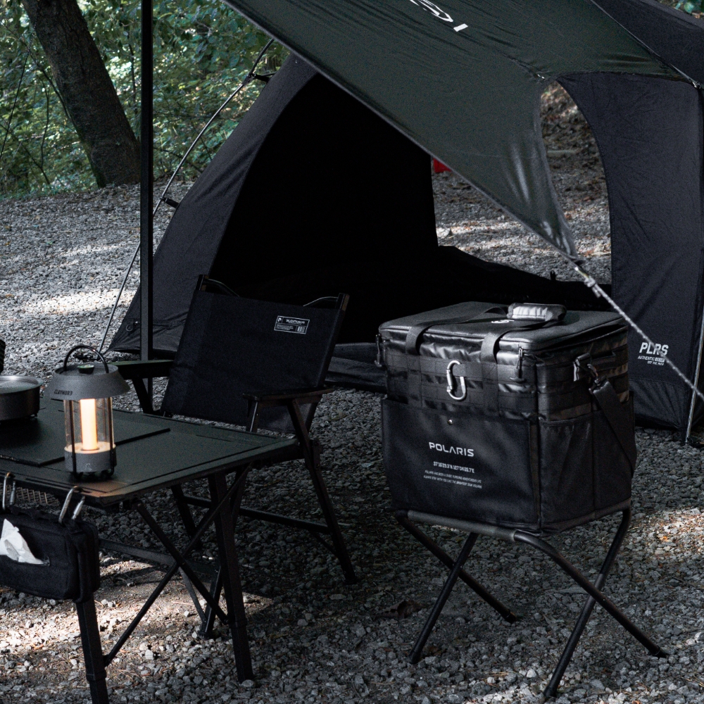 폴라리스 C1 소프트 쿨러 캠핑 보냉 백 아이스 박스 피크닉 가방 32L 카키