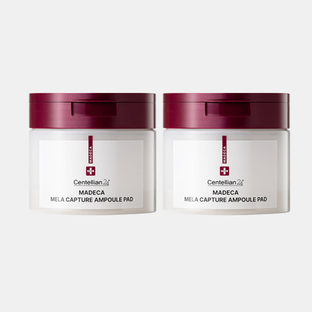 [슈퍼적립]동국제약 센텔리안24 마데카 멜라 캡처 앰플 패드 60매 x 2개 / 미백 기미 잡티 멜라닌 주름 개선에 도움 마데카멜라캡쳐