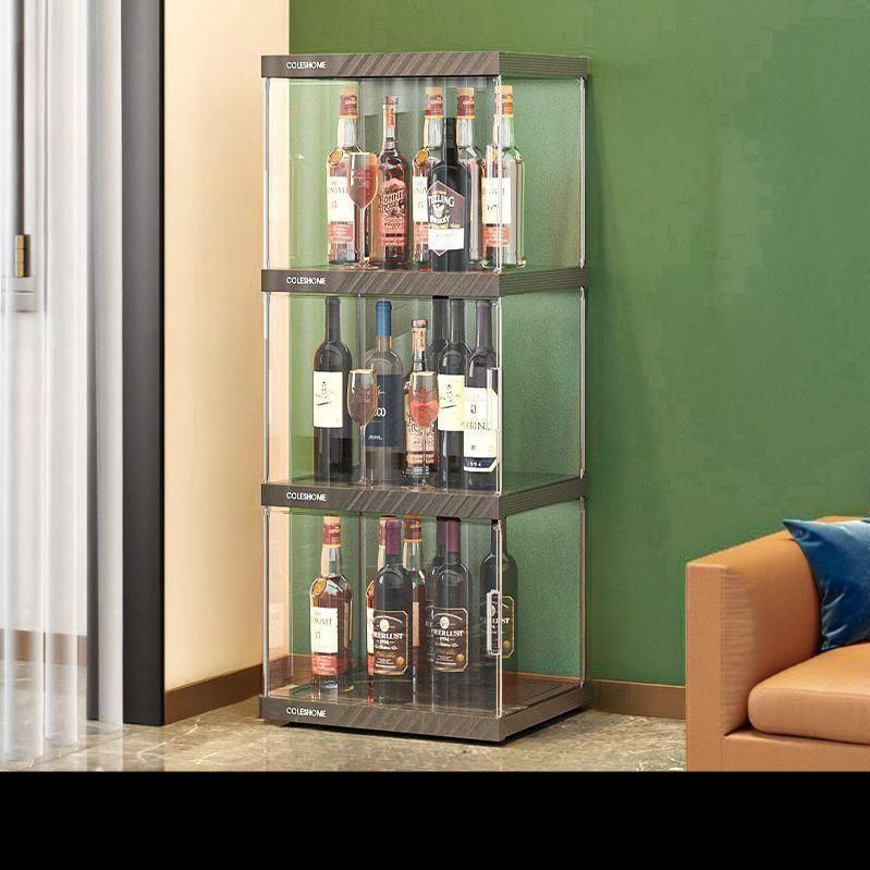 미니 위스키진열장 투명 양주장식장 술 디스플레이랙 2단(40x32x64cm) 아크릴