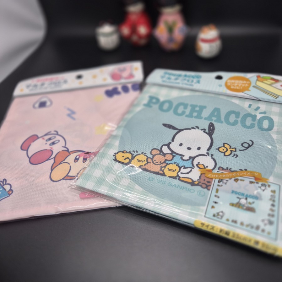 산리오 프렌즈 포차코 & 별의 커비 멀티크로스 보자기 도시락한국발송 일본현지 직접수입 - 상품 이미지