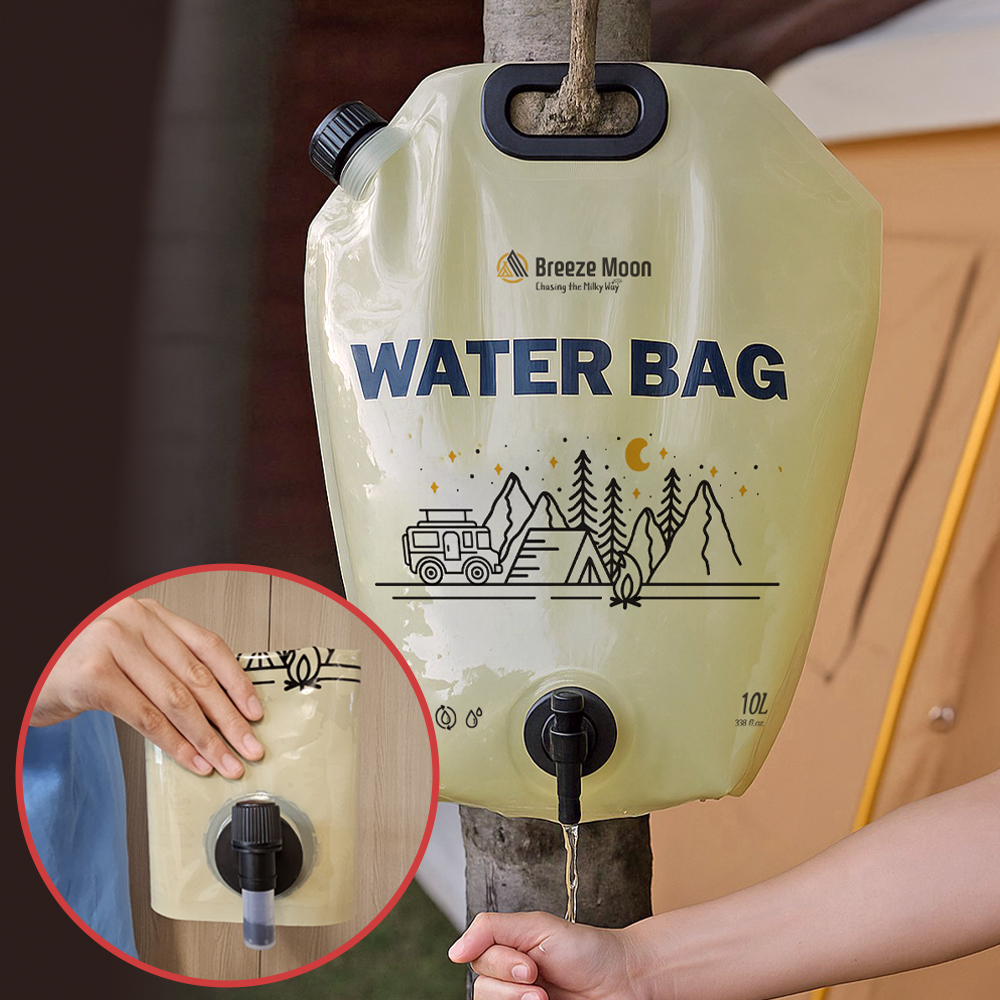 접이식 대용량 워터백 10L 초경량 캠핑 물주머니 물통 워터저그 샤워백 1개